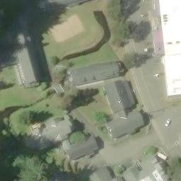 Coos County Beach Volleyball Court — aerial view
