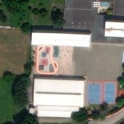 Volleyball Court near Torrelavega — aerial view