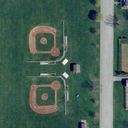Town of Somerset Beach Volleyball Court — aerial view
