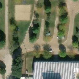 Frankenmuth Beach Volleyball Court — aerial view