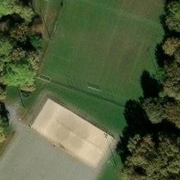 Sand Volleyball Court — aerial view