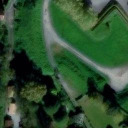 Sand Volleyball Court — aerial view