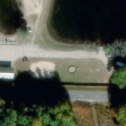 Dalton Beach Volleyball Court #1 — aerial view