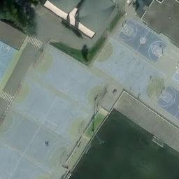 Volleyball Court — aerial view