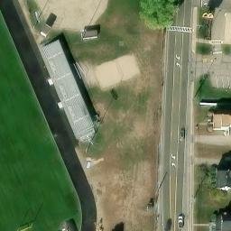 Rochester Beach Volleyball Court #3 — aerial view