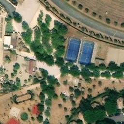 Volleyball Court — aerial view