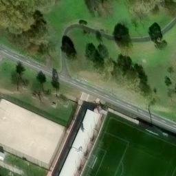 Boleibol zelaia — aerial view
