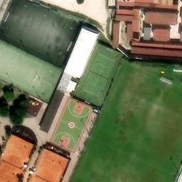 Volleyball Court near Civitanova Marche — aerial view