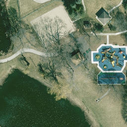 Cedarburg Beach Volleyball Court — aerial view