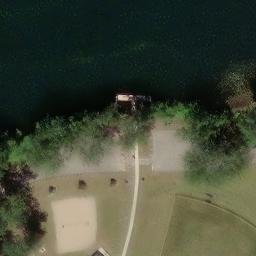 Sumner Township Beach Volleyball Court — aerial view