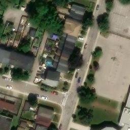 North End East Beach Volleyball Court — aerial view