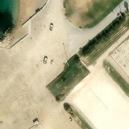 Sand Volleyball Court — aerial view
