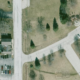 Town of Erin Beach Volleyball Court #1 — aerial view