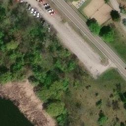 Confederation Park Beach Volleyball Court #1 — aerial view