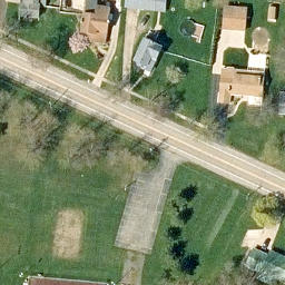 Village of Youngstown Beach Volleyball Court — aerial view