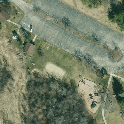 Village of Germantown Beach Volleyball Court #4 — aerial view