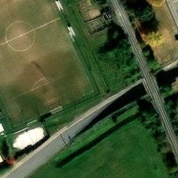 Sand Volleyball Court — aerial view