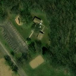 Highland Township Beach Volleyball Court #1 — aerial view