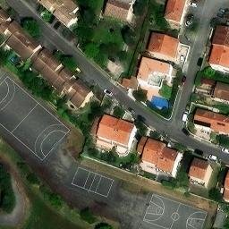 Volleyball Court — aerial view
