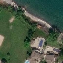 Grimsby Beach Beach Volleyball Court — aerial view