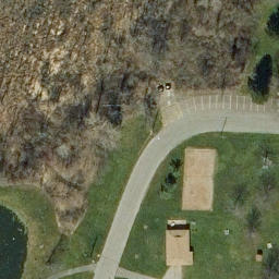 Town of Ogden Beach Volleyball Court #1 — aerial view
