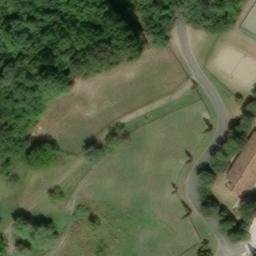 Sand Volleyball Court — aerial view