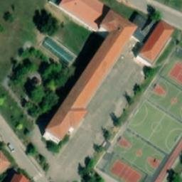 Volleyball Court — aerial view