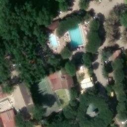 Volleyball Court — aerial view