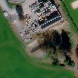 Sand Volleyball Court — aerial view