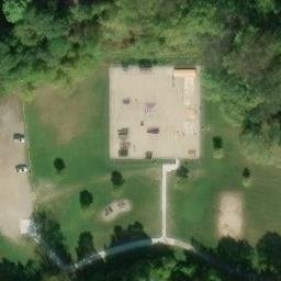 Clio Beach Volleyball Court — aerial view