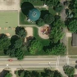 Greenville Beach Volleyball Court #1 — aerial view
