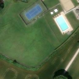 Sand Volleyball Court — aerial view