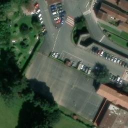 Volleyball Court — aerial view