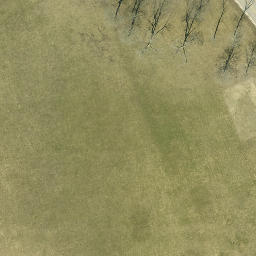 Milwaukee Beach Volleyball Court #8 — aerial view
