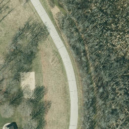 Menomonee Falls Beach Volleyball Court #3 — aerial view