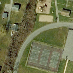 Town of Sullivan Beach Volleyball Court #2 — aerial view
