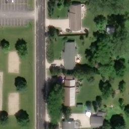 Ixonia Beach Volleyball Court #2 — aerial view