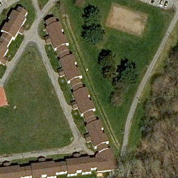 Town of Marcy Beach Volleyball Court — aerial view