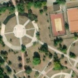 Volleyball Court — aerial view