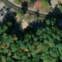 Durham Beach Volleyball Court #1 — aerial view