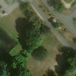 Eliot Beach Volleyball Court — aerial view