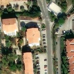 Volleyball Court near Hyères — aerial view