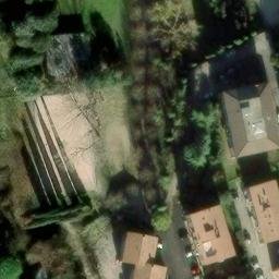 Volleyball Court near Perugia — aerial view