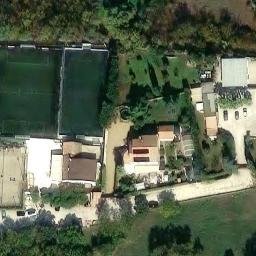 Volleyball Court near La Garde — aerial view