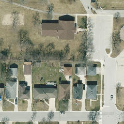 Butler Beach Volleyball Court — aerial view