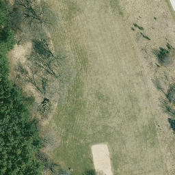 Town of Merton Beach Volleyball Court — aerial view