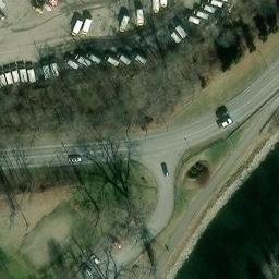 Town of Perinton Beach Volleyball Court — aerial view
