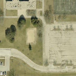 Ruby Gardens Beach Volleyball Court — aerial view