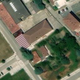 Volleyball Court near Valle de Mena — aerial view