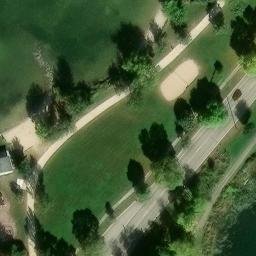 Tenney-Lapham Beach Volleyball Court — aerial view